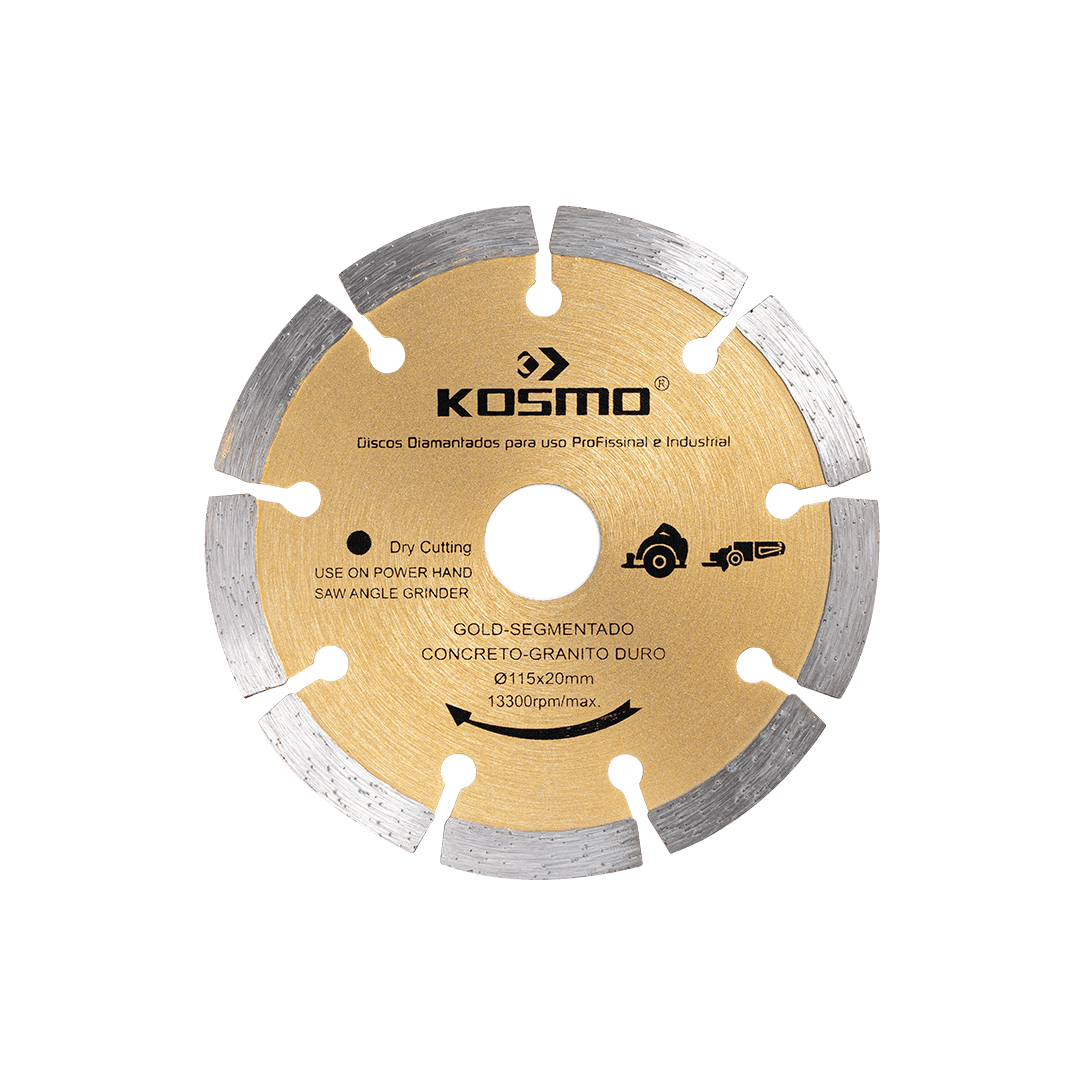 Disco diamantados da kosmo para corte de pedras